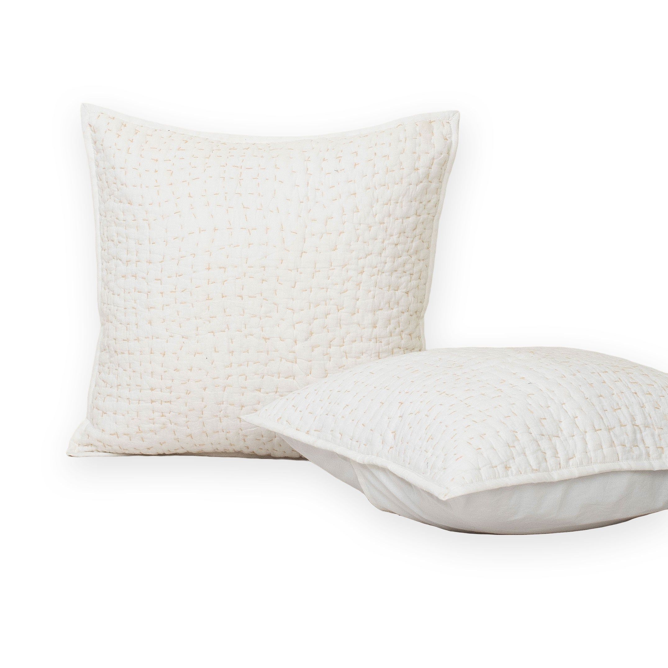 Handmade Organic Cotton Kantha Cushion Covers
